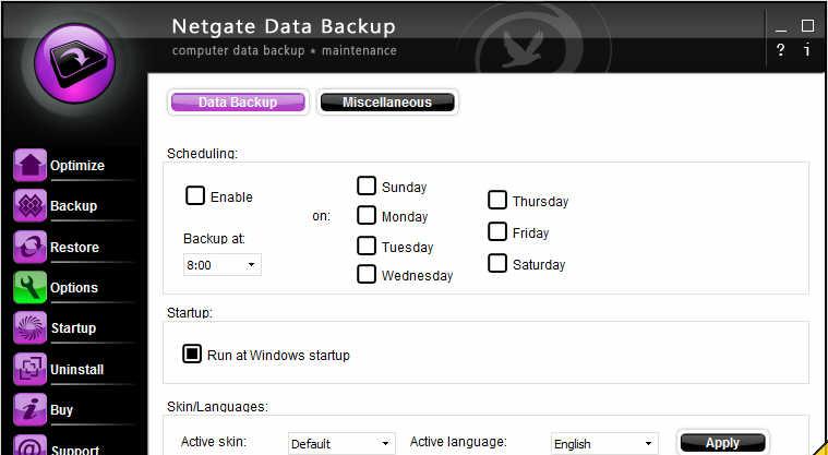 NETGATE Data Backup